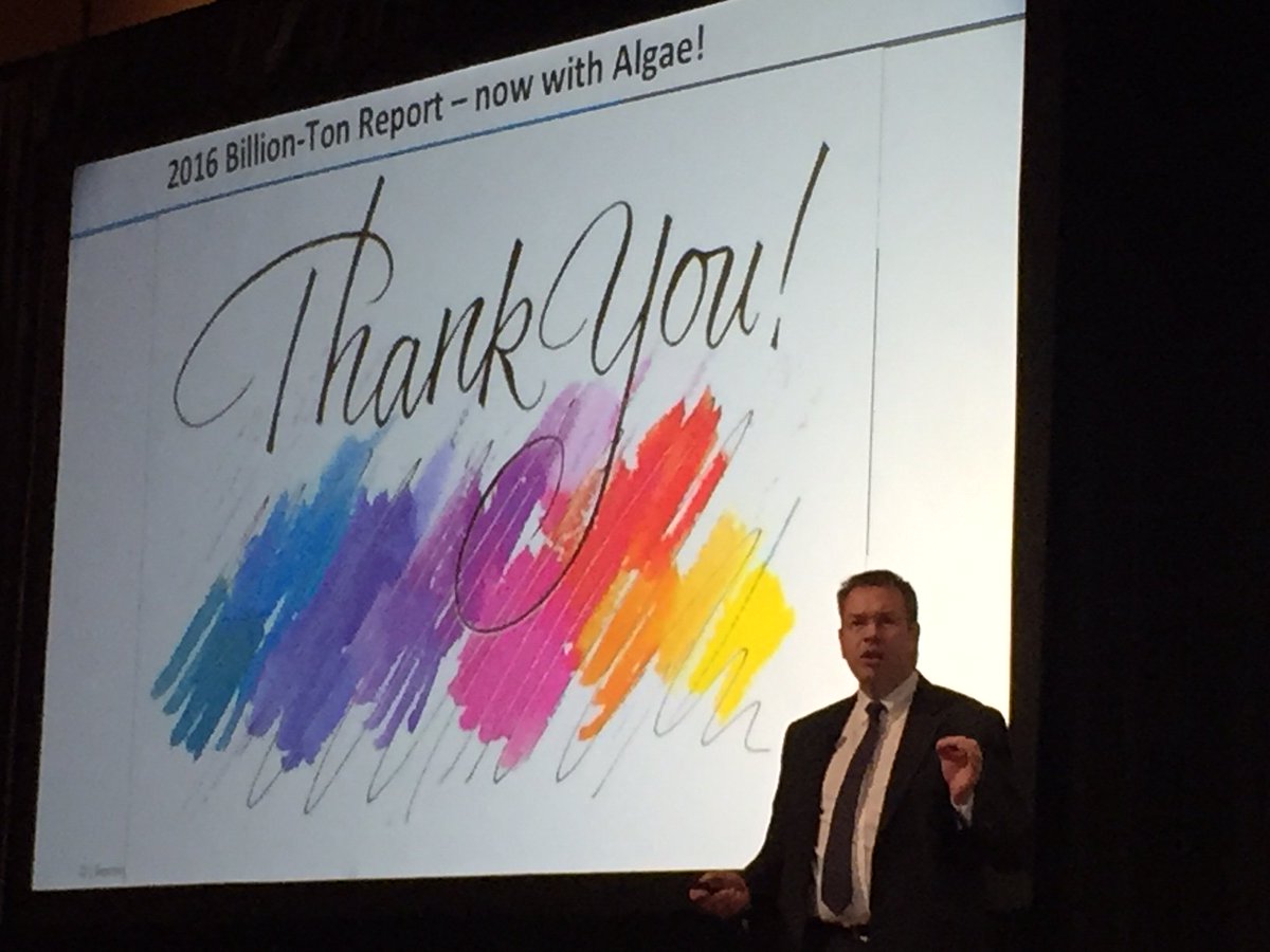 BioenergyKDF's tweet photo. .@Energyโs Jonathan Male thanks algal #biofuels R&D community for contribution to #2016BillionTonReportโhttps://t.co/L5MC7DR7yP #algae2016 https://t.co/ZXMOiQWA0y