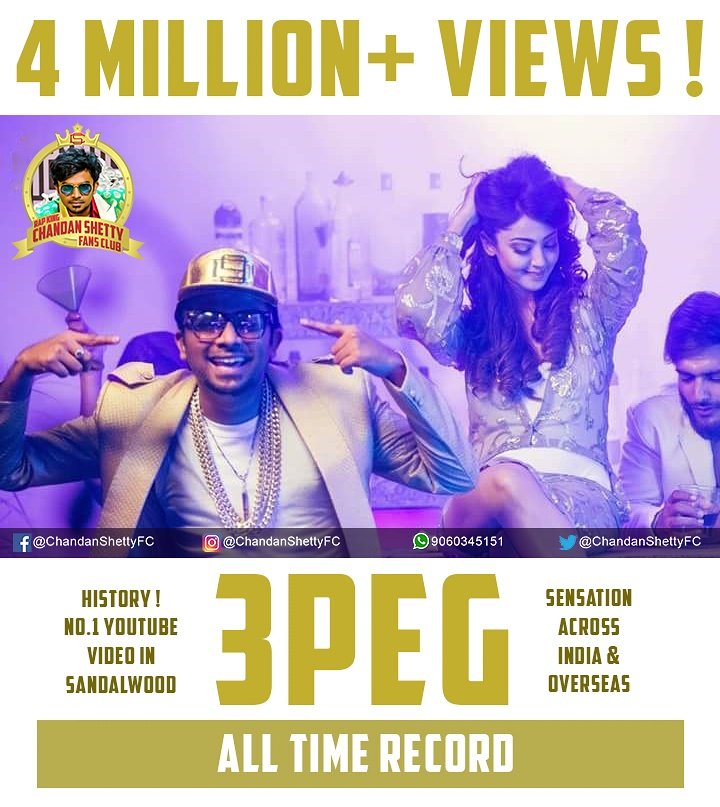 #History 💜
No.1 YouTube Video In #Sandalwood 😍

#Millionaire_King 😘

#TeamChandanShetty 👍
youtube.com/watch?v=QdvLj9…
