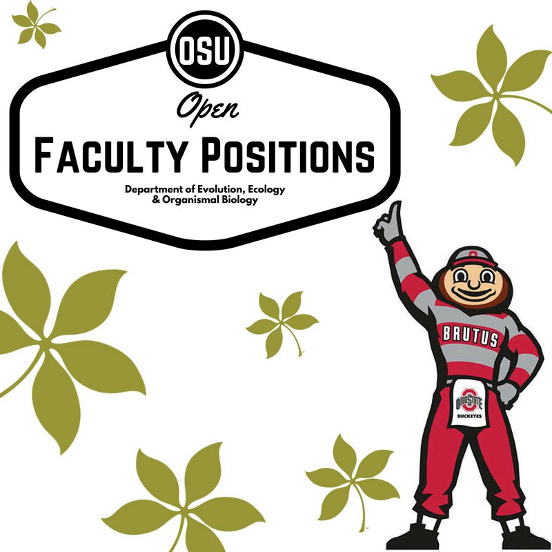 Megalomyrmex's tweet photo. Find @OhioState Open Faculty Positions in the Department of Evolution Ecology and Organismal Biology @EEOB_OSU here:
https://t.co/CdWvteO8rI https://t.co/4kLIpWxKF7