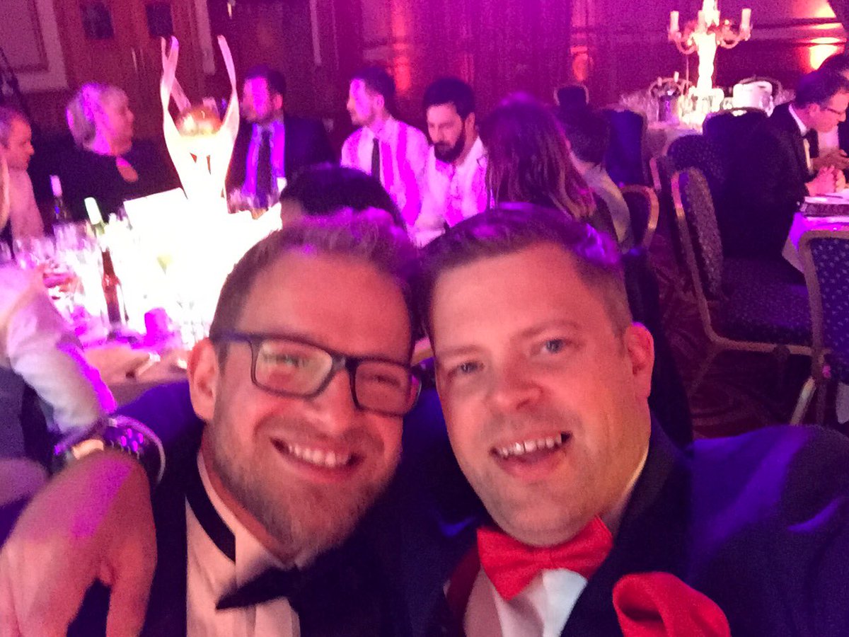 BertieGrey's tweet photo. I sit next to this beautiful, handsome, sophisticated, articulate, inspirational man, G Stern of R Grey 🤓 @MABPRIDEAwards #servingwithpride https://t.co/IVNNBoUdpD