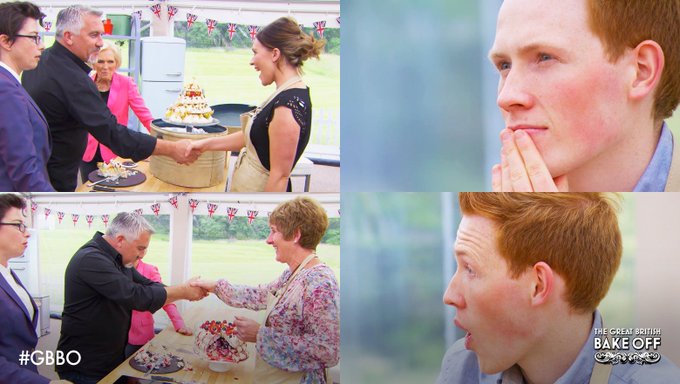 Two handshakes. One heartbreak. #GBBO #GBBOFinal https://t.co/131RtSOPaw