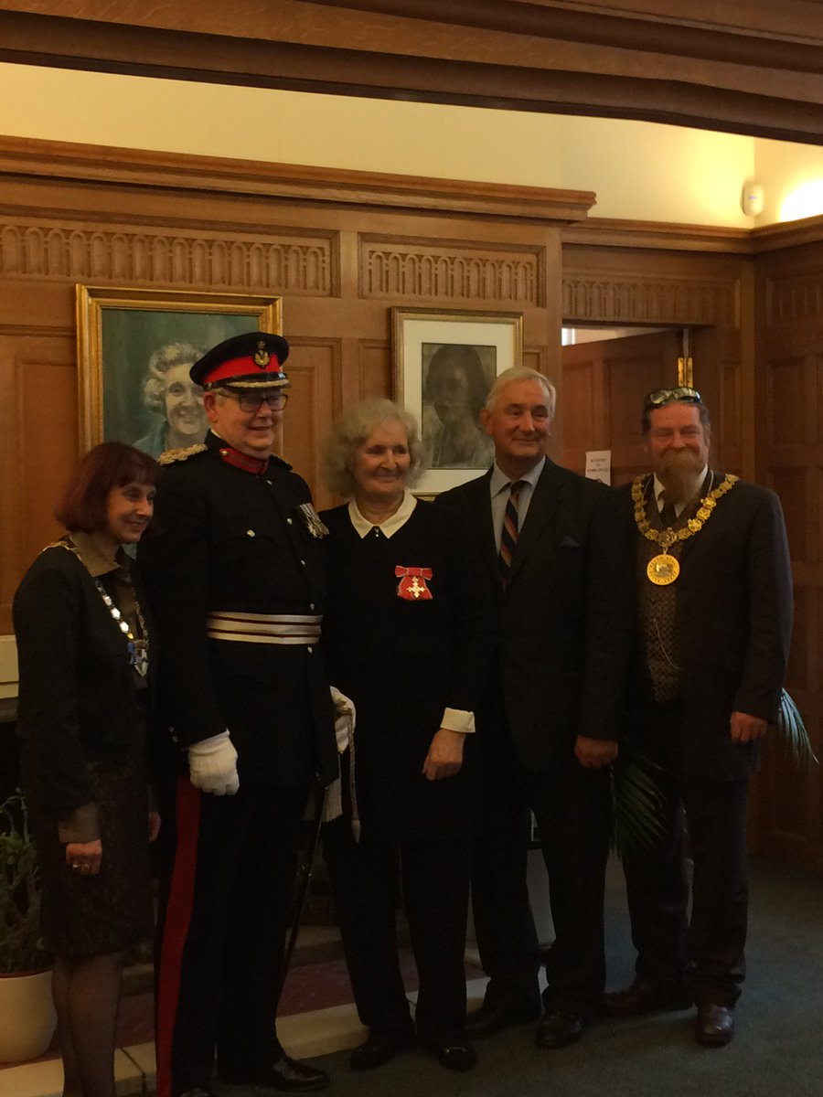 Delighted to witness <a href="/HanselOrg/">Hansel Ayrshire.</a> Blanche Nicolson receive her MBE for services to people with learning difficulties.
