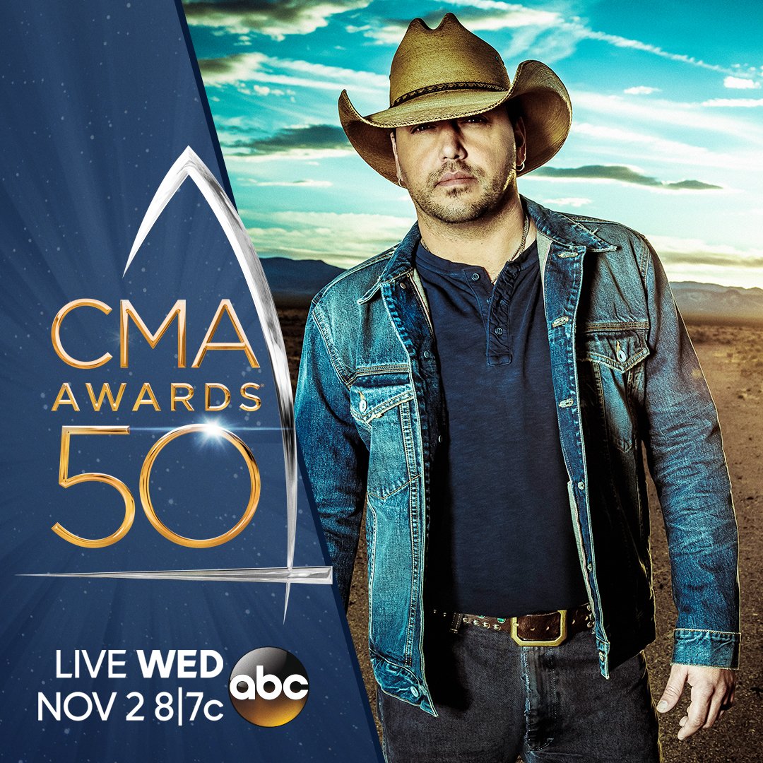 @Jason_Aldean just added to #CMAawards50! https://youtu.be/myN3kKDfOrw?t=55...