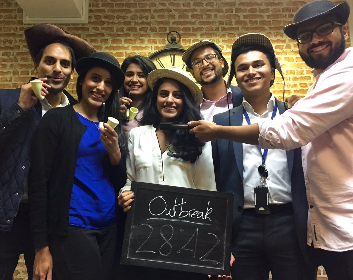 birthday luck or detective skills? Whatever it was these guys totally smashed the record! Happy birthday Sarika! 🕵🏽🔑⌛️#MidweekMadness