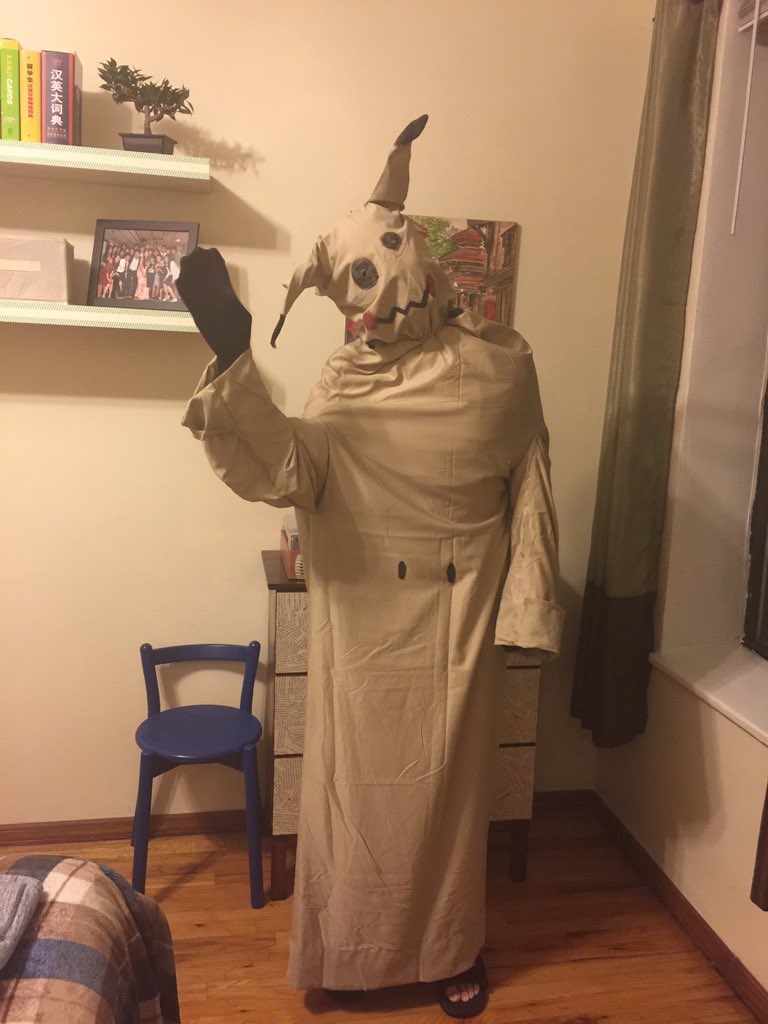 So this #Mimikyu costume turned out a lot creepier than anticipated. @pokemon #Halloween
