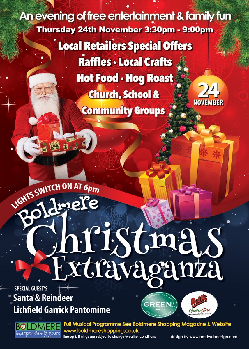 boldmerelocal's tweet image. #Boldmere #suttoncoldfield #Christmaslights switch on 24 November. 
Join in the fun for #raffles, #livemusic crafts #food big switch on!