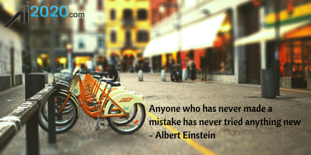 rwcea's tweet image. Anyone who has never made a mistake has never tried anything new - Albert Einstein