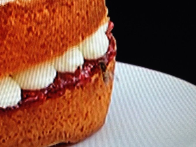 "And in third place because there IS A WASP ON IT JANE" #GBBO https://t.co/YmYgLiqMqb