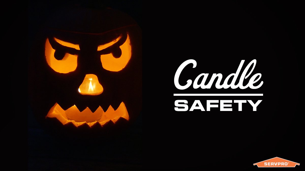 "Although the season calls for a good scare, help prevent an unwanted one by always keeping an eye on candles."