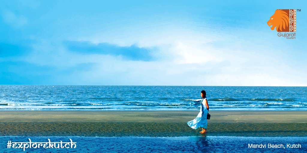 The first thing most people think of when they visit Mandvi is visiting the seashore. #ExploreKutch & feel its beauty!