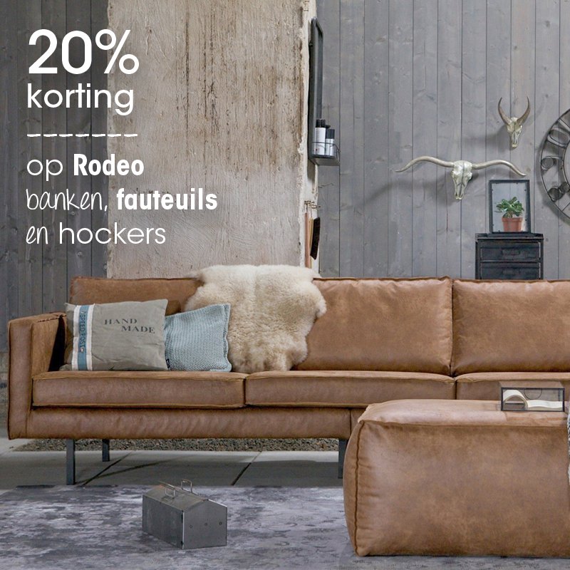woondock's tweet photo. ACTIE| Ontvang nu 20% #korting op #Rodeo #banken, fauteuils en hockers! 
Shop hier: https://t.co/4AXrlewwsb https://t.co/y28S14nwsi