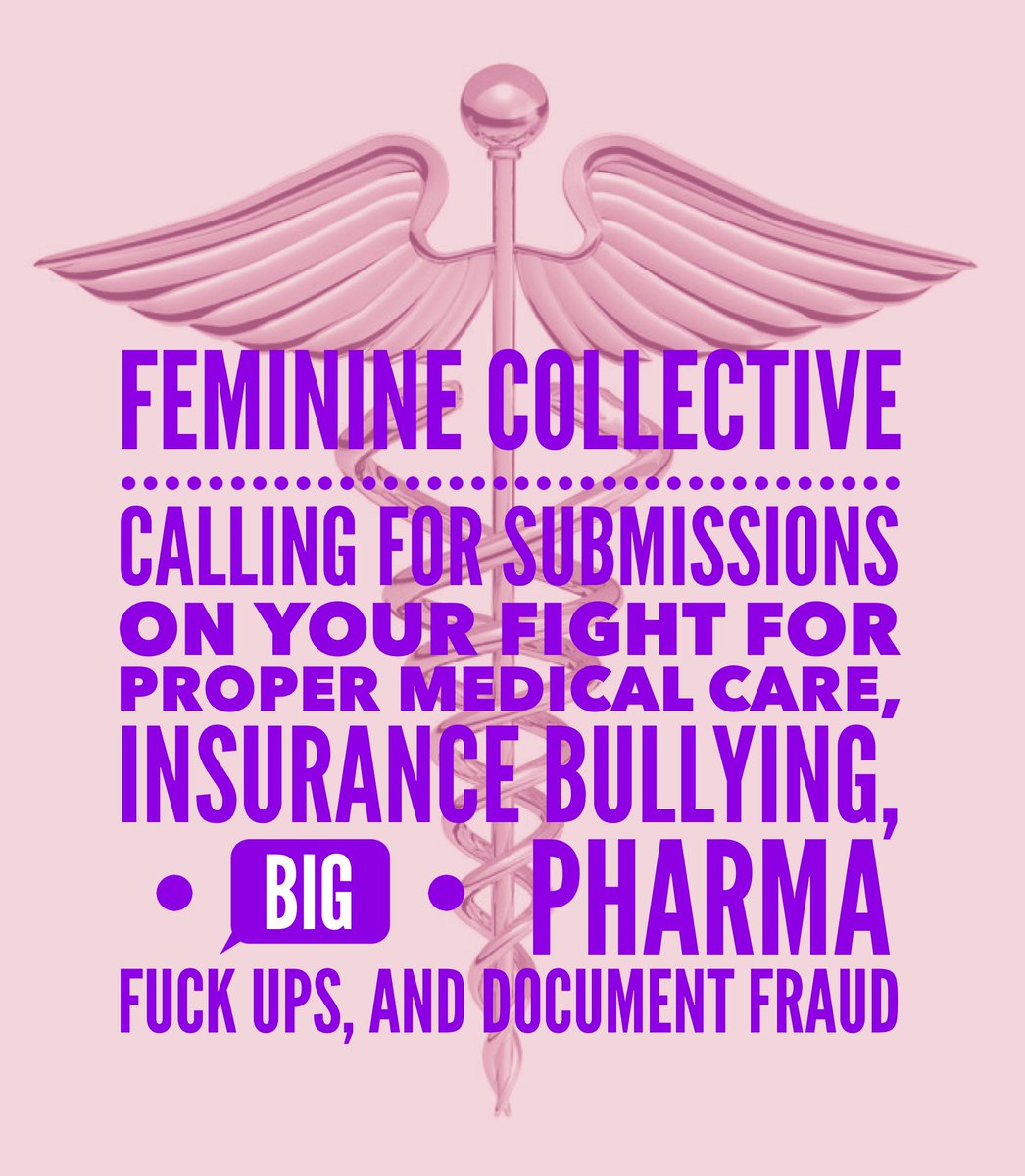 femininecollect's tweet image. We Want YOUR Story!!
CALL FOR #SUBMISSIONS
To submit: buff.ly/2b1yWdJ
#bigpharma #healthInsuranceIssues #meds @femininecollect