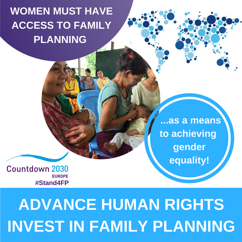 PlanUK's tweet photo. Women’s access to modern contraceptives is also an issue of #genderequality Let's advance #humanrights &amp; invest in family planning #Stand4FP https://t.co/OYemsJOGMt