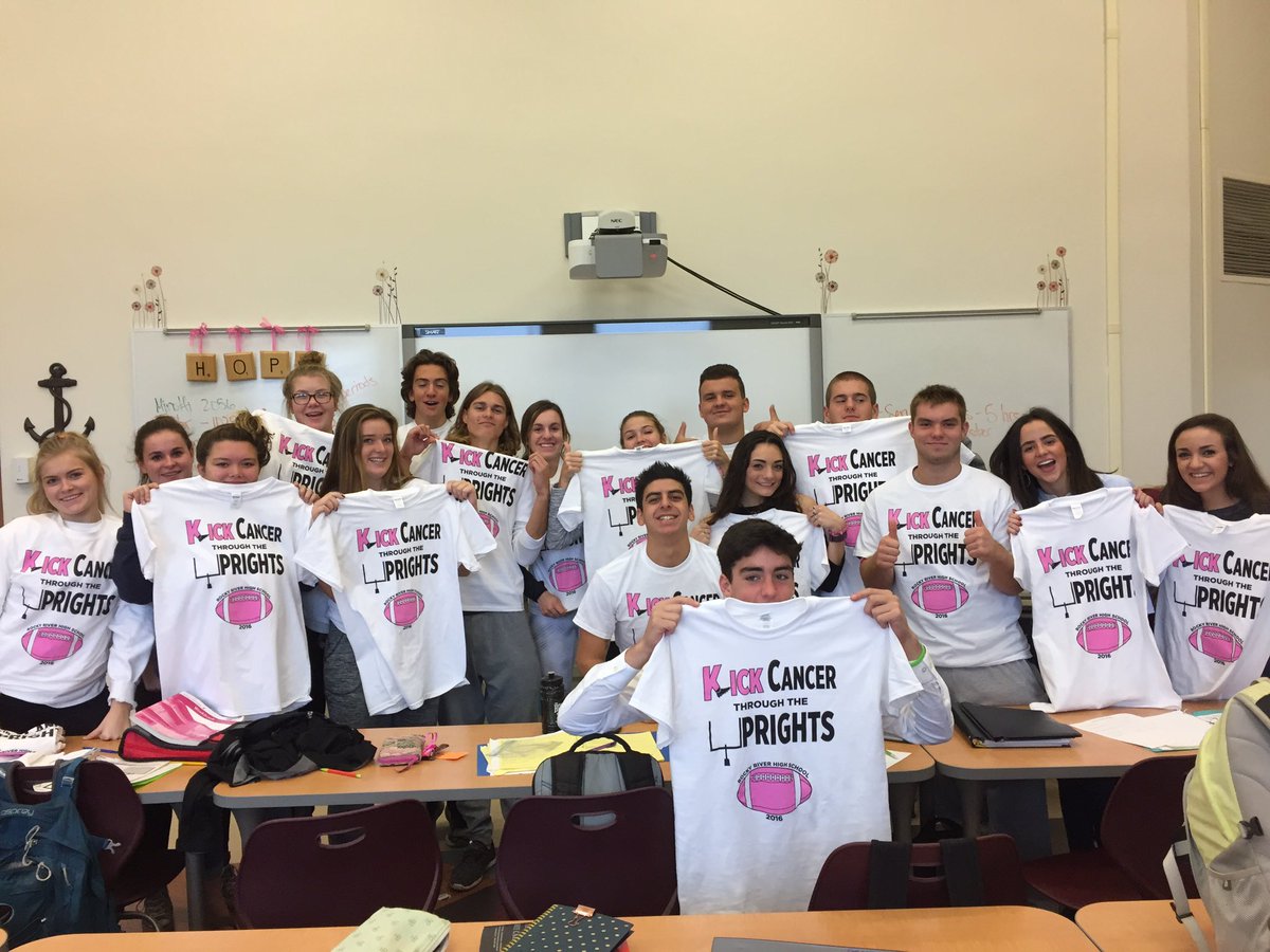 Help support Michael Konrad's Kick It for Cancer!
 
$6= t-shirt and a game ticket!

On sale during lunch periods Thursday and Friday