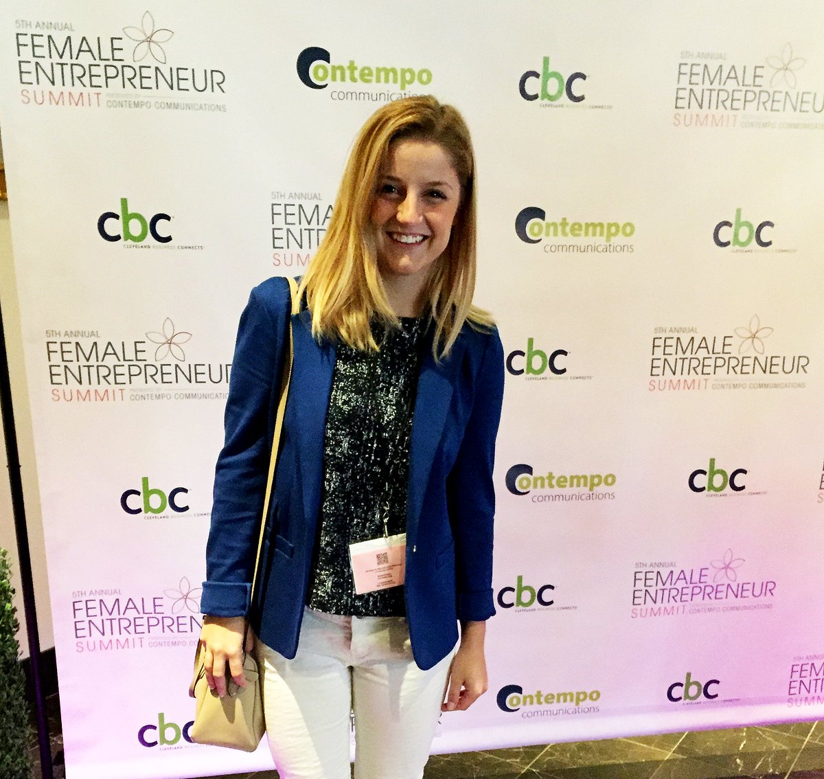 Crawford_KSU's tweet photo. One of our own entrepreneurs, senior Krista Jordan, CEO of Flight &amp; Co., is in attendance at #CBCFES2016! https://t.co/7oaPxKECAO