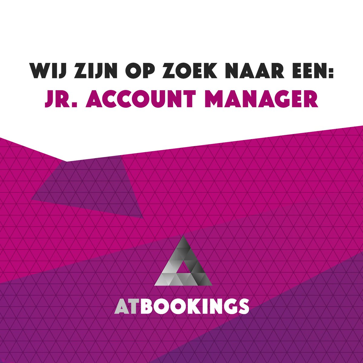 Wij zijn op zoek naar een Jr. Account Manager! Meer info: bit.ly/2f7xoFZ #vacature