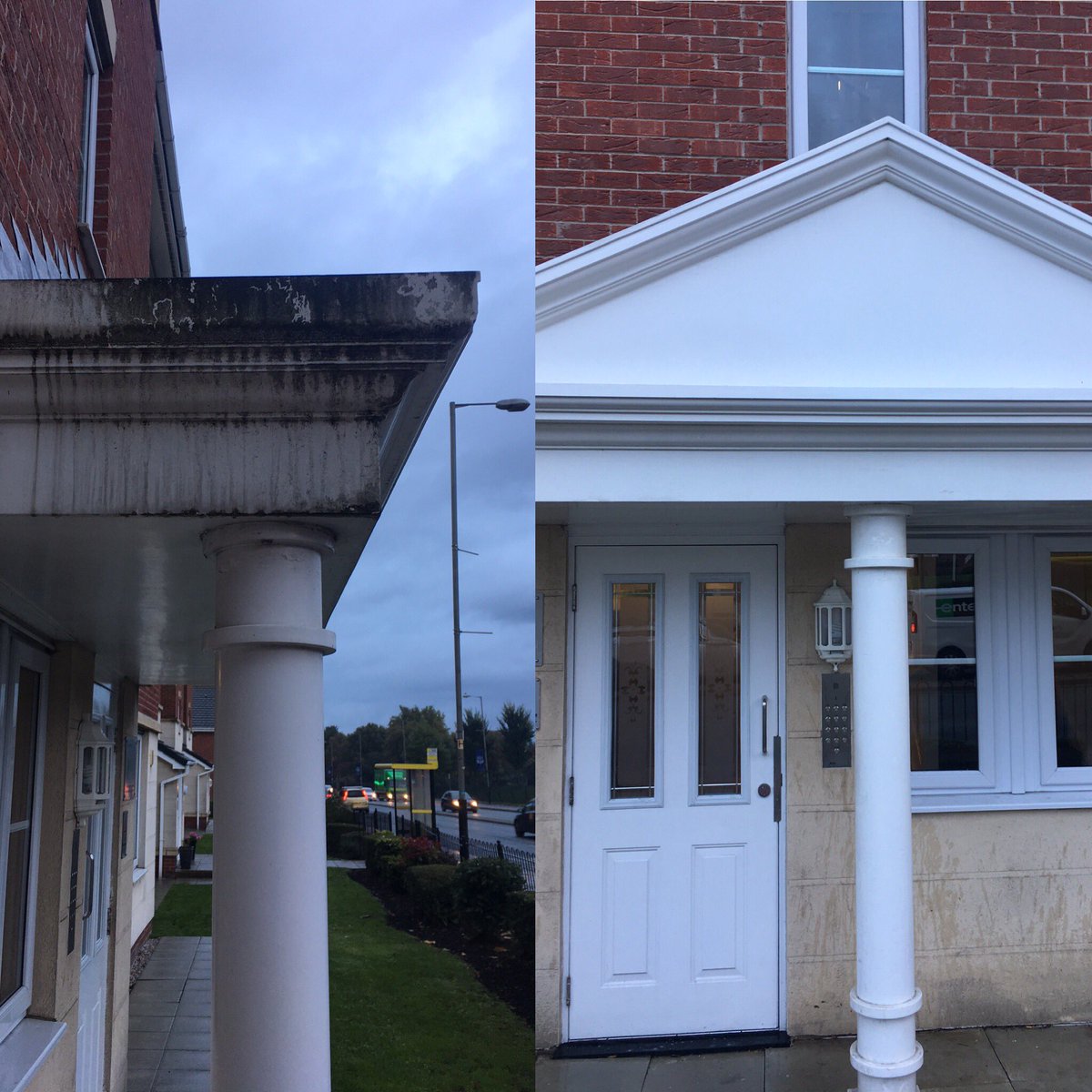 Amazing job done today by @jayellsrer1973 cleaning the canopies at Craven Park @PremierEstates_ #PropertyManagement