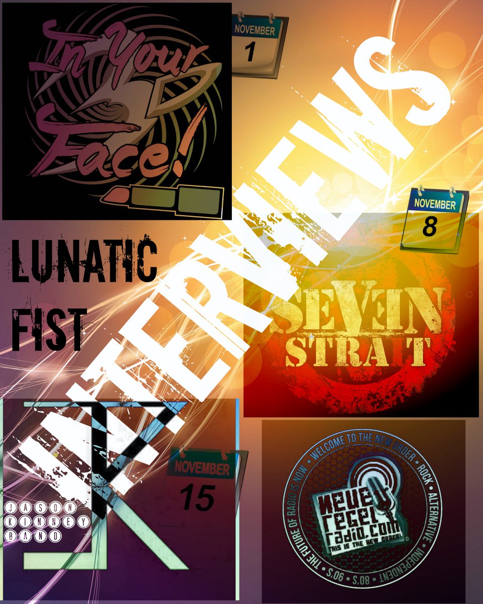 Lunatic Fist (@lunaticfist) on Twitter photo #Interviews #LoonyBin #KittyWannaTaco <a href="/VOLATILE_Rocks/">VOLATILE (Rock Band)</a> <a href="/signature_band/">Signature The Band</a> <a href="/berniegriess/">Bernie Griess 🎸📝♊️🎃👻</a> <a href="/bassmaier/">Jarrett Maier</a> <a href="/BrandyThieves/">The Brandy Thieves</a> <a href="/6gunsister/">Julia Chen</a> @coloraofficial #Interviews #LoonyBin #KittyWannaTaco <a href="/VOLATILE_Rocks/">VOLATILE (Rock Band)</a> <a href="/signature_band/">Signature The Band</a> <a href="/berniegriess/">Bernie Griess 🎸📝♊️🎃👻</a> <a href="/bassmaier/">Jarrett Maier</a> <a href="/BrandyThieves/">The Brandy Thieves</a> <a href="/6gunsister/">Julia Chen</a> @coloraofficial