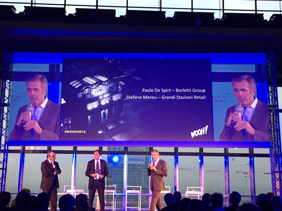 GSMediaNetwork's tweet image. Paolo De Spirt apre #WOOH2016: "Vorremmo che le Grandi Stazioni diventino un posto dove la gente passerà del tempo per vivere un'esperienza"