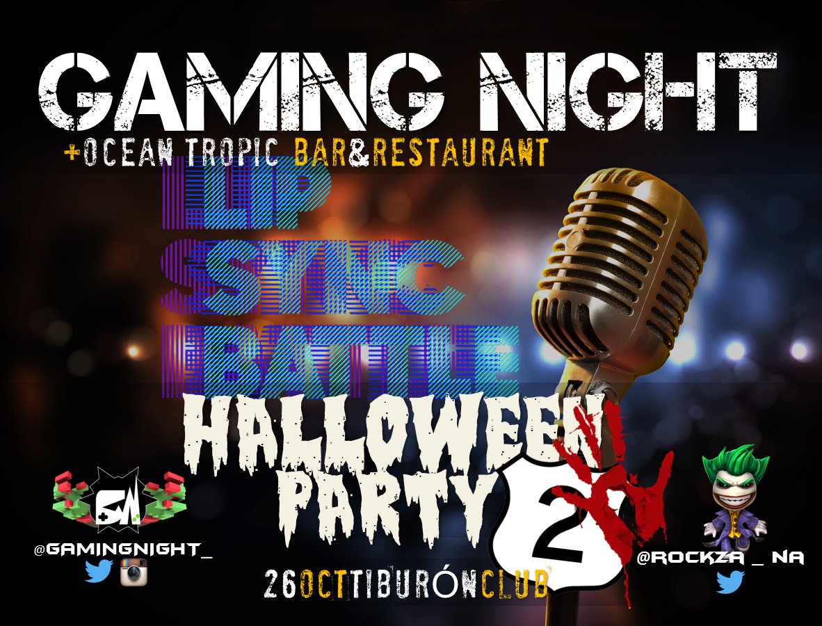 #HalloweenParty <a href="/TiburonClubBB/">Tiburón Club</a> HOY PARTY HOUR, JelloShots, despedimos a <a href="/rockza_na/">rockza</a> y en vivo <a href="/goyaoficial/">Goya Banda</a> + LIP SYNC BATTLE te atreves?
