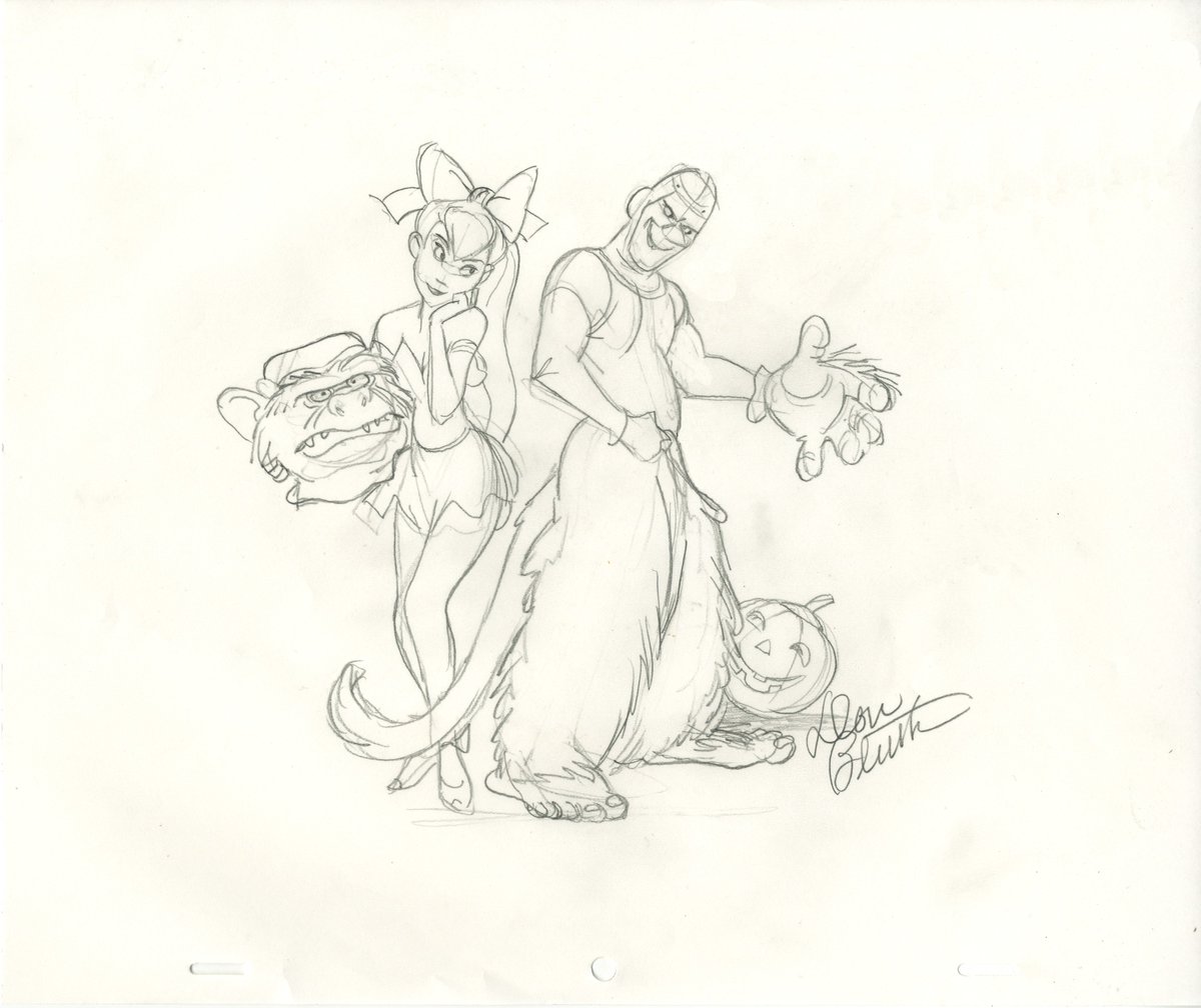 DonBluth's tweet photo. #HALLOWEEN CONTEST! Win a @DonBluth drawing! All you have to do is RETWEET or LIKE this post! Winner drawn on 10/31! https://t.co/FChuUPUyQ3 https://t.co/JsULnD9rUP