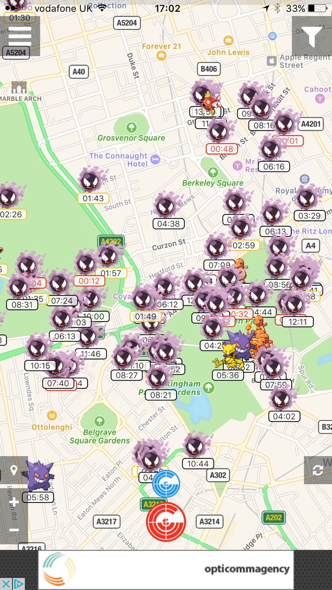 stephen1gilbert's tweet image. They wasn't lying about seeing more #Gastly was they #wow #OMG #pokemongo  @pokemongoLDN_ #pokewhere