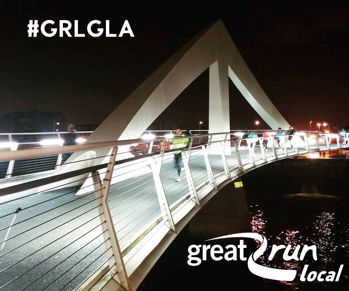 Don't let the darker nights stop you from running! Great Run Local Glasgow Quays has a stunning lit course for you! Join the team, 6:30pm!