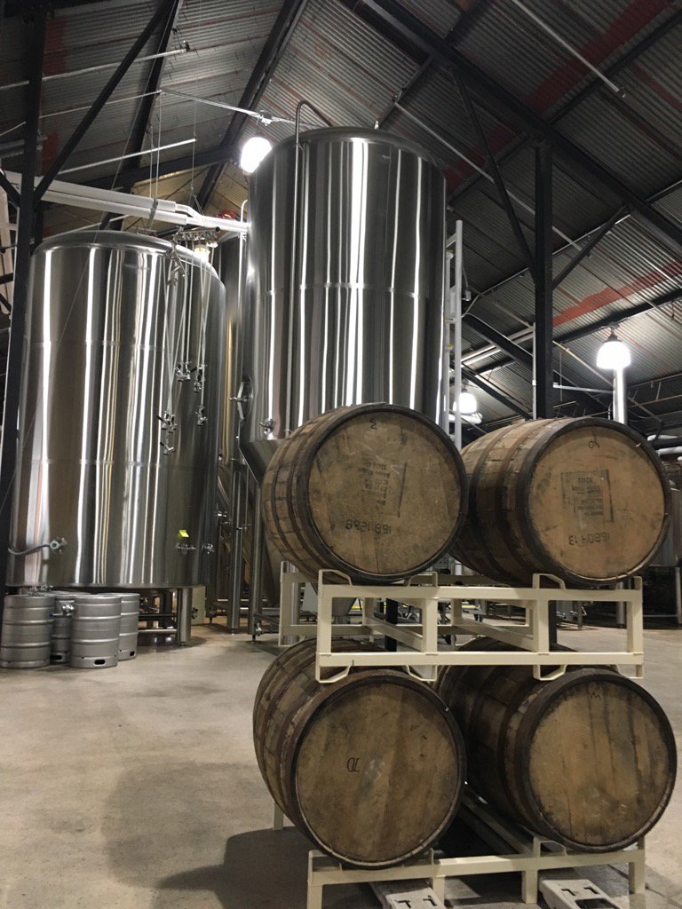 LakeMonsterBrew's tweet image. This just in: freshly dumped Bourbon barrels, ready to be filled with our Anniversary Barleywine! #mnbeer #bigbeer
