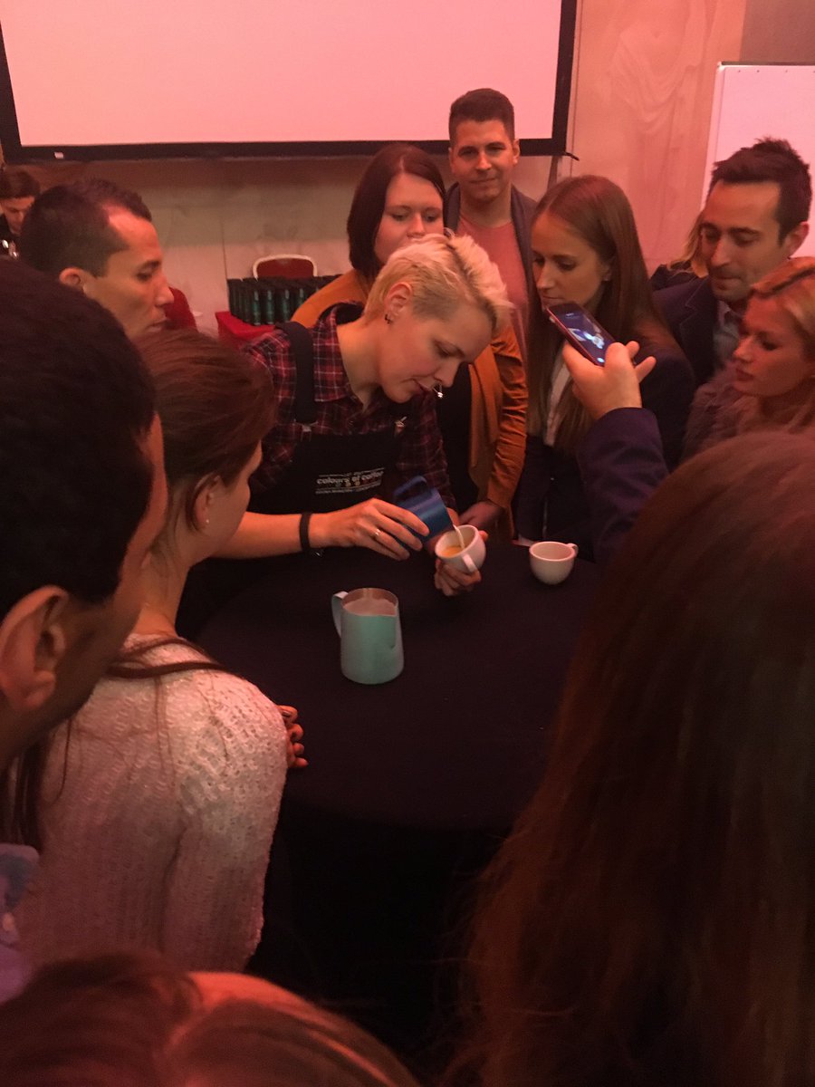 mikedoucleff's tweet photo. Team building with world number 5 barista @AgaRojewska https://t.co/lFFNTjq8Ik