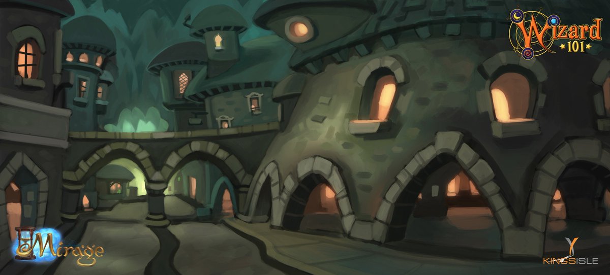 Wizard101's tweet photo. Let's imagine what it's like to slither through the streets here. #ComingSoon https://t.co/I52VAyG5Hg