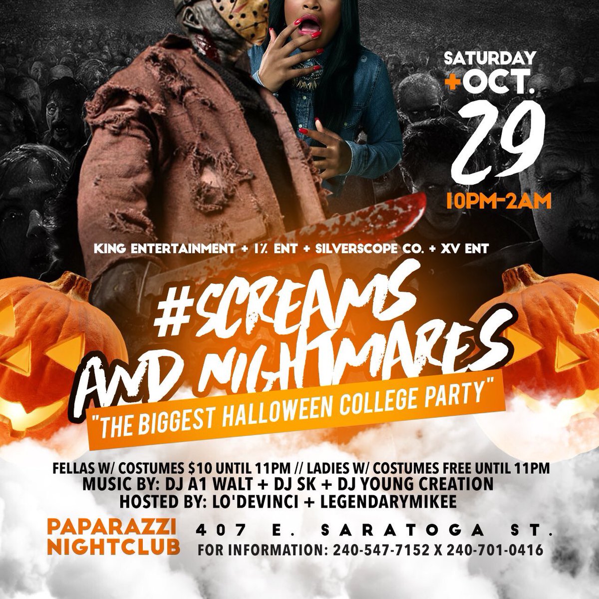 silverscopeco's tweet photo. Enough shenanigans‼️ #Roarfest5🚮
WE feel your pain over here. We can't leave you in the dirt! Come party w/ US @ #ScreamsAndNightmares🔥🎃🙌🏾 https://t.co/l8nVsO842U