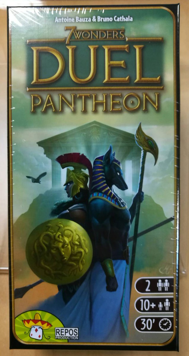The extremely popular 7 Wonders Duel as been expanded, we have them in stock
ow.ly/J5qj305yvtR