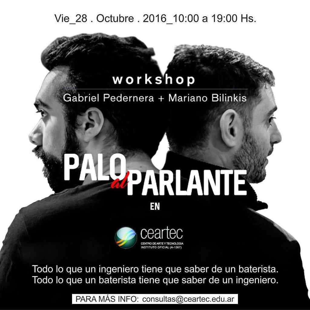 gpedernera's tweet photo. Este viernes volvemos al estudio con mi querido Mariano Bilinkis! #Ceartec #PaloAlParlante https://t.co/x8ZPq7o6Nv