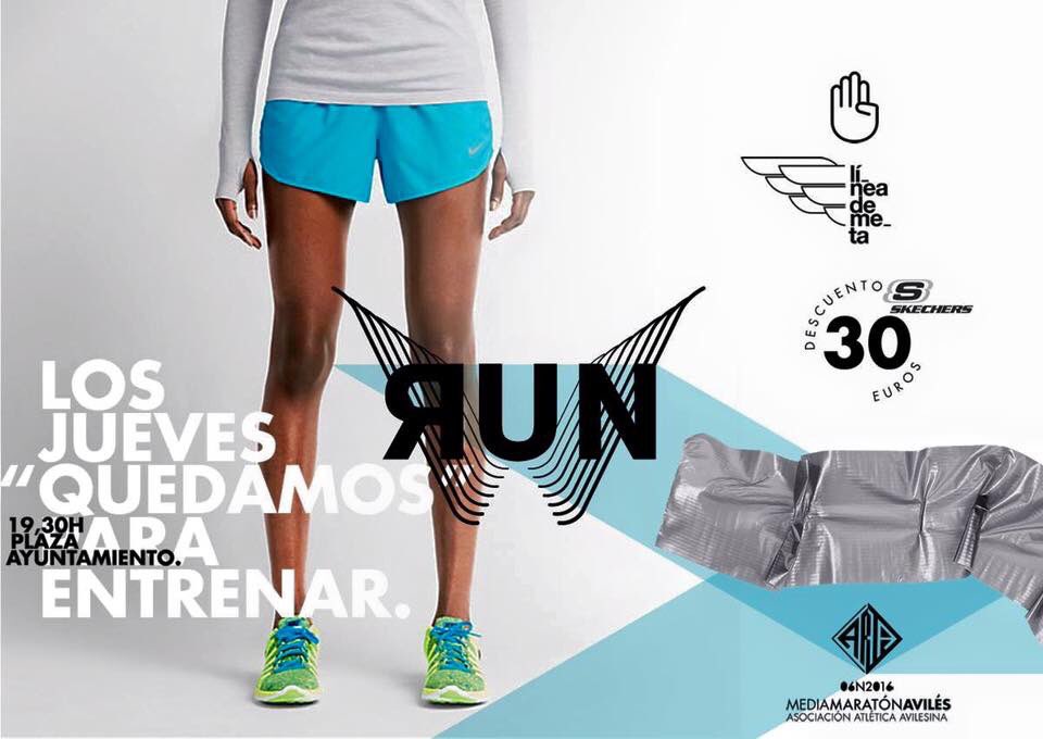 Avilesina_'s tweet photo. Jueves 27 a las 19:30 plaza @AytoAviles ultima quedada entreno #MMAviles @lineademetasl sortea un vale de 30€ dto en compra @SkechersSpain https://t.co/KRUkxopnWK