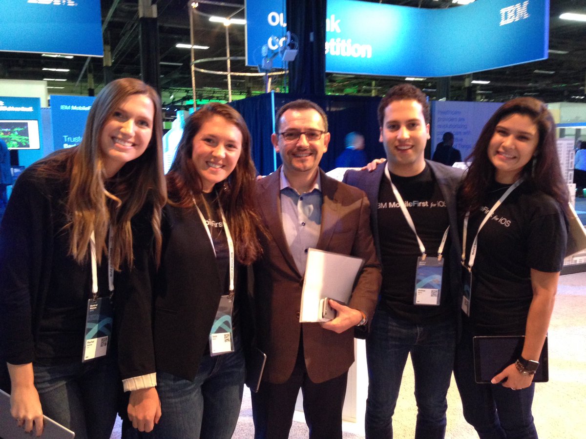 ibmconsulting's tweet photo. Fantastic IBM team with @jmantas sharing Transformation City in #cognitive concourse #ibmwow Don't forget to visit! https://t.co/e3gnTcF7nn