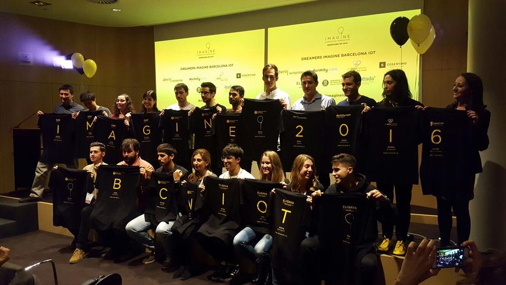 annadc1965's tweet photo. Kick off IMAGINE 2016 BCN IOT. Four ELISAVA Dreamers!!! https://t.co/1zkBFgHAEl