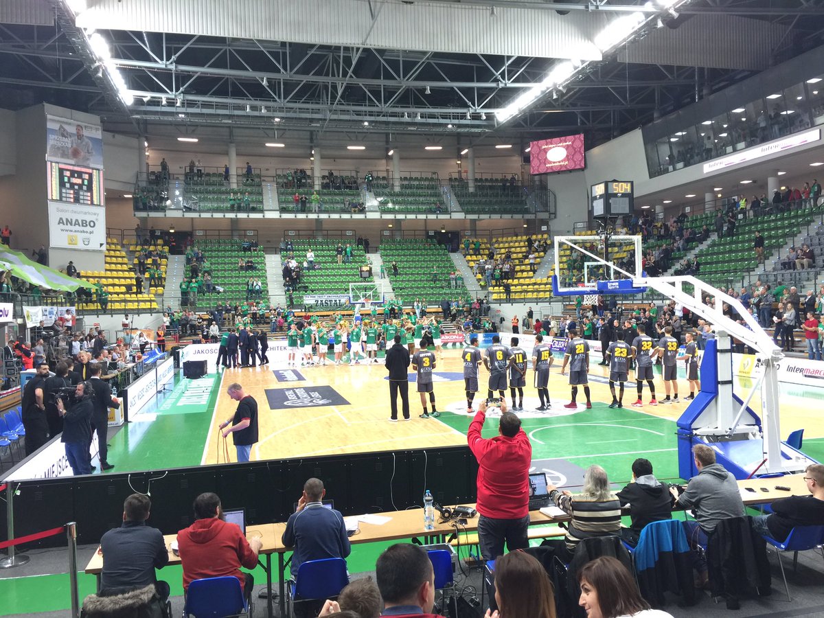 At the <a href="/basket_zg/">Zastal Zielona Góra 🇵🇱</a> - <a href="/MHP_RIESEN/">MHP RIESEN Ludwigsburg</a> game supporting our guys... <a href="/grusznic/">Karol Gruszecki</a>, <a href="/Thiemann32/">Johannes Thiemann</a>, D. Gonzalvez!!!