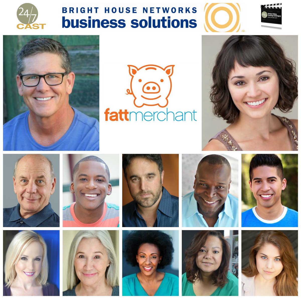 247cast's tweet photo. #Congratulations to the following talent who #booked with #BrightHouseNetworks &amp; @fattmerchant! https://t.co/CQnjrOLG1k