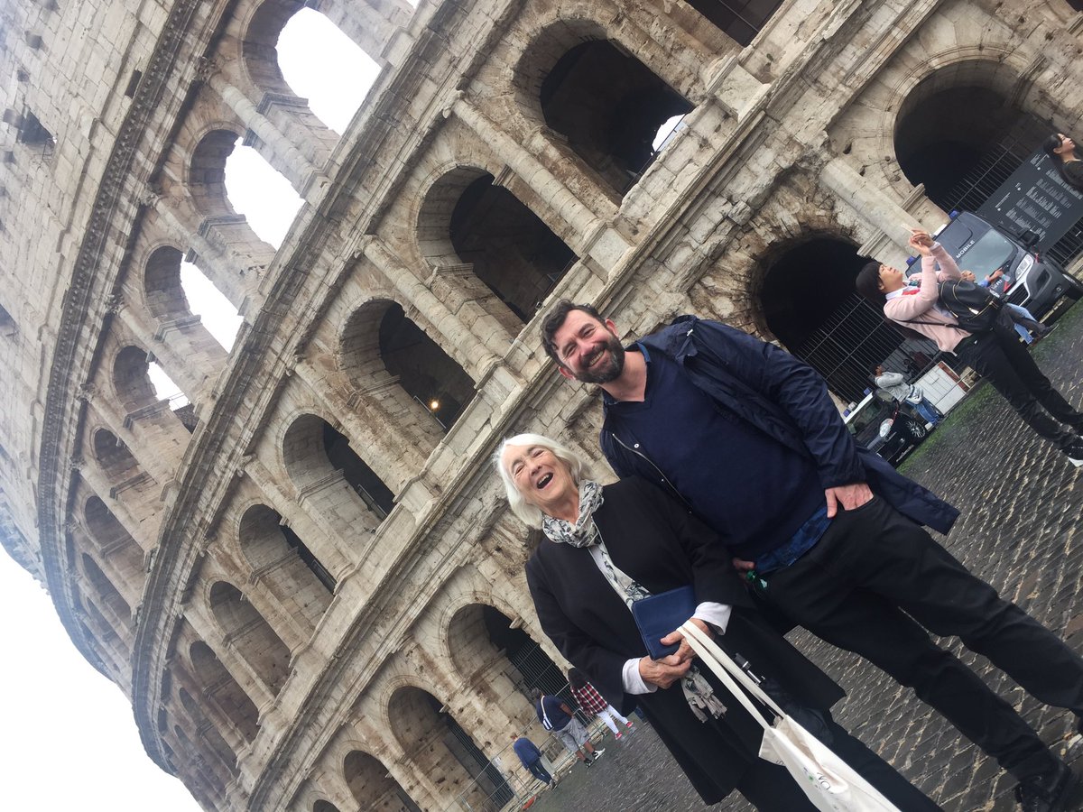 paul_mc_veigh's tweet image. Asked someone to take a pic of us outside the #Colosseum in #Rome #Italy this is what we got! #epicfail #photofail