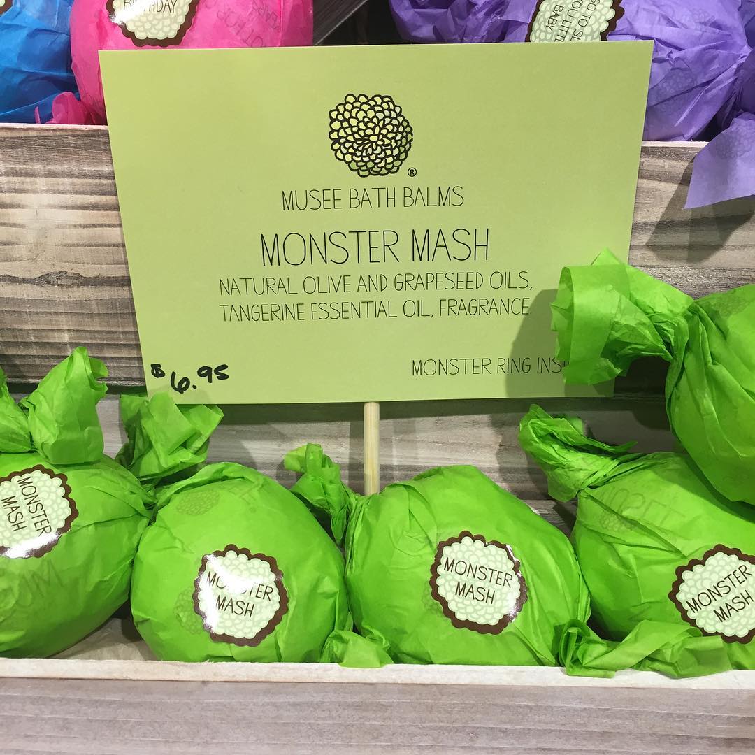 Notice_This's tweet photo. Just in time for #Halloween: Monster Mash Bath Balms by @Musee_Bath! #monstermash #bathbalms #trickortreat https://t.co/IyG6x8A6Qv