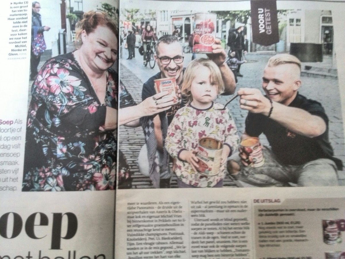Heb je ons vandaag in de krant zien staan? <a href="/ADnl/">AD.nl</a> #soep #Nijmegen #lunch