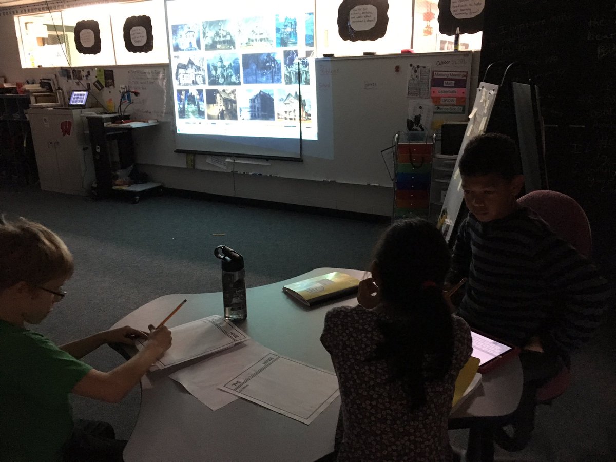 sfillner's tweet photo. Prewriting/brainstorming by sketching/diagramming is part of writing process. Even better w/lights of & haunted sound effects on #WeRWriting https://t.co/e0FsqyjOgd