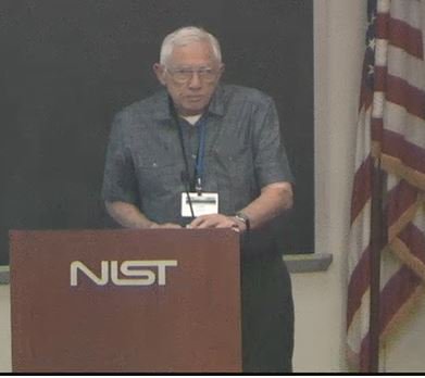 NIST's tweet photo. Judah Levine, NIST Time and Frequency Division, speaks about Time Anomaly Detection at #SmartGridTiming https://t.co/Eo87IGmHSm https://t.co/e9dzht7Rds