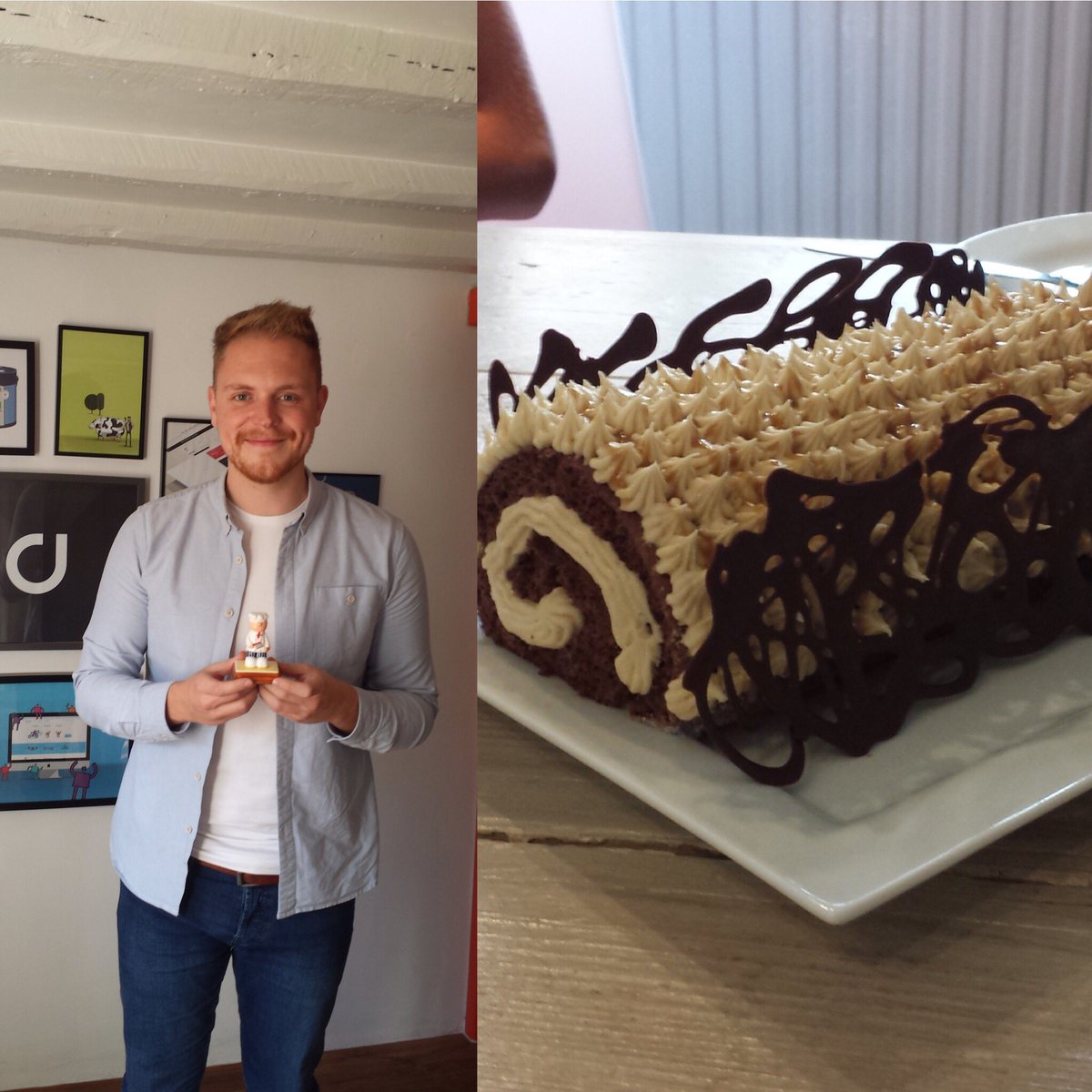 He's only gone and done it...<a href="/ieuanmorgan/">ieuan morgan</a> is this year's CJ #bakeoff champion, taking it by 1 point! @ThatIanMay was robbed! Well done 👍