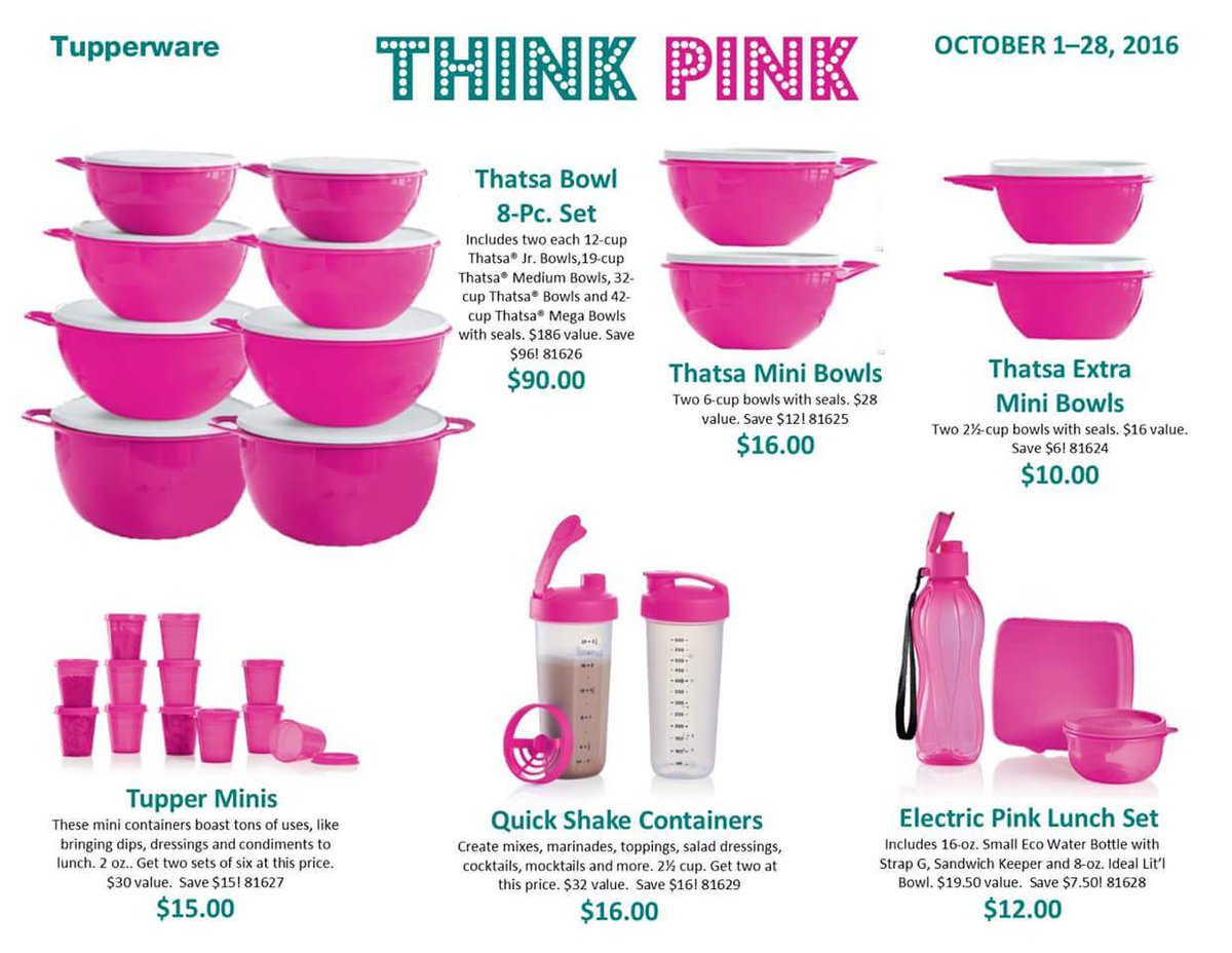Jennifer Babbitt on X: Who loves Pink?! Tupperware is all about PINK!   #pink #kitchen #onthego #lunch #cooking #fun   / X