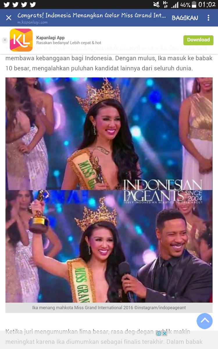 Yeee terharu and bangga IKA membawa nama indonesia di kanca internasional 👏👏🎉 congrats semoga ada ika2 yg lain