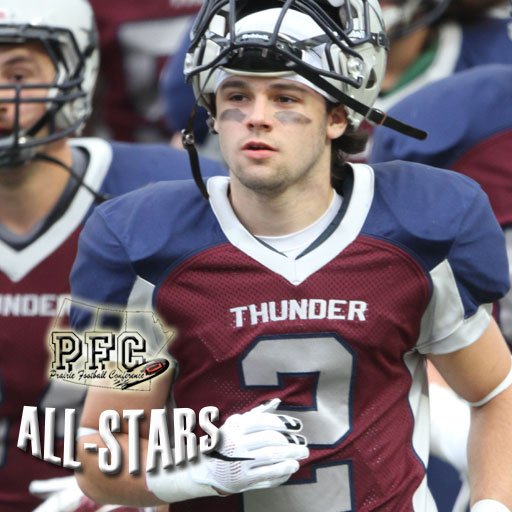 CJFLnews's tweet photo. 2016 #PFC All-Star Defensive Back Taylor Mayer of the @reginathunder https://t.co/ZKuApICWGc