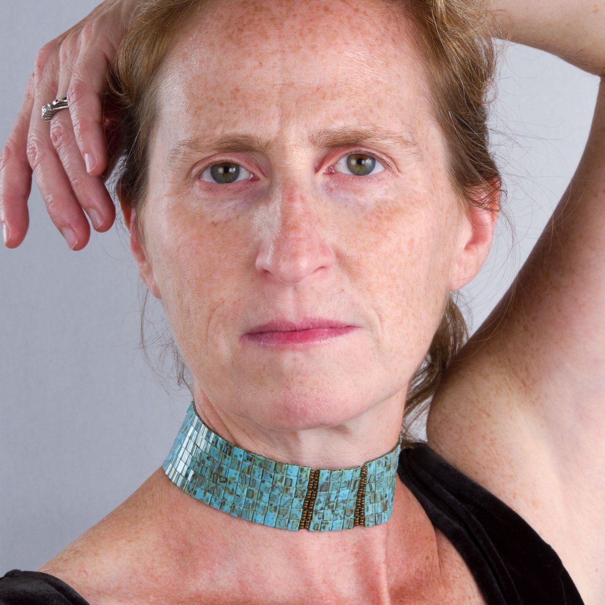 IlluminatedMeIM's tweet photo. Reveal Your True Self while you proudly wear this #turquoise #choker #necklace. #jewelry #jewelryasart #jotd #design https://t.co/yPKN1fT3Sz https://t.co/AIEKpyh1oC