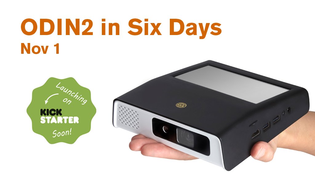 DosOwls's tweet photo. Only 6 more days left until #ODIN2 launches on #Kickstarter #Dosowls #Smartprojector https://t.co/SmCbnNzWF4