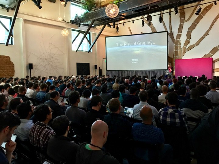 apollographql's tweet photo. "#GraphQL is more than a technology. It's a movement." -@immir at #graphqlsummit https://t.co/DuR3mmrU3Z